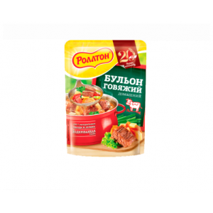 Роллтон бульон со вкусом говядины 90 г пакет