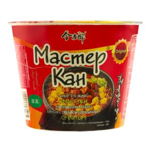 Мастер Кан лапша с тушеной говядиной чашка 100 г