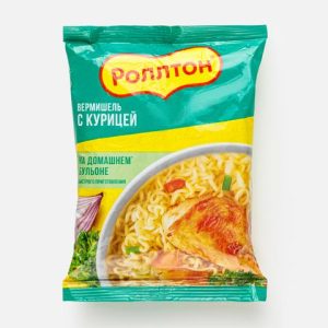 Роллтон вермишель с курицей на домашнем бульоне 60 г пакет