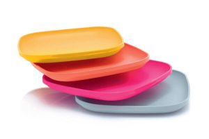 Набор тарелок Tupperware 20см, 4 шт, пластик