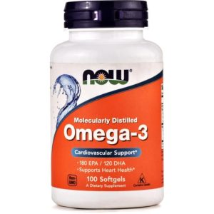 Аптечка NOW Omega-3 1000 мг 100 капсул