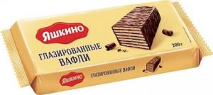 Яшкино вафли с орешками глазир 200 г