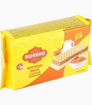 Яшкино вафли с вареной сгущенкой 200 г