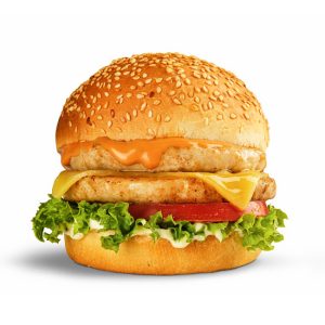 Bahandi CHEESE BURGER CHICKEN х2   (Куриный бургер с двумя котлетами и сыром)