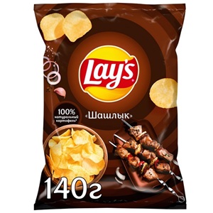 Чипсы Lay’s картофельные Шашлык 140 г
