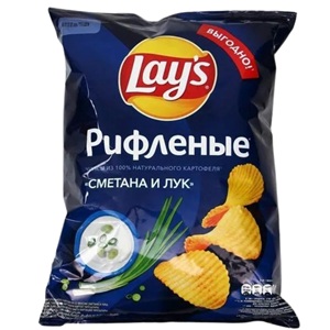 Чипсы Lay’s картофельные сметана и лук 140 г