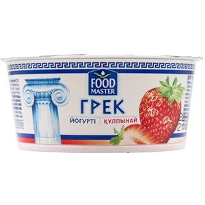 Foodmaster Йогурт Греческий клубника 7.2% 130 г