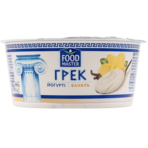 Foodmaster Йогурт Греческий ваниль 7% 130 г