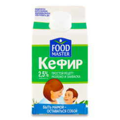 FoodMaster Кефир 2,5% 0,5л