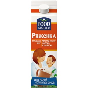 FoodMaster ряженка 2.5% 900 г