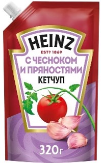 Кетчуп Heinz с Чесноком и пряностями 320 г