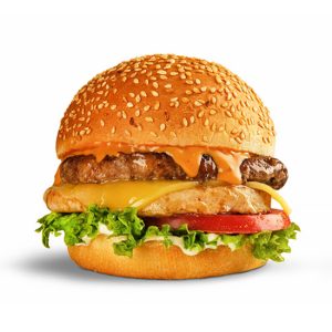 Bahandi MIX CHEESE BURGER x2 (Двойной бургер ассорти с сыром)