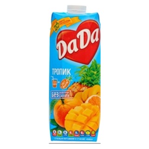 Напиток Натуральный сок Da Da тропик 0.95л