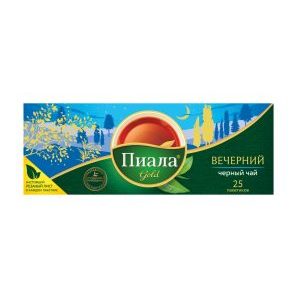 Чай Piala Gold пакетированный 25 шт, вечерный