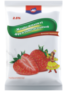JLC Снежок клубника 2.5% 900гр