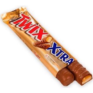 Шоколадный батончик Twix Extra 82 гр