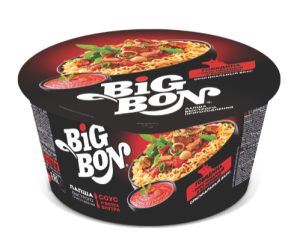 Big Bon Лапша гов соус томат баз стакан 85 г