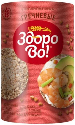 Слайсы гречневые ЗДОРОВО 100 гр