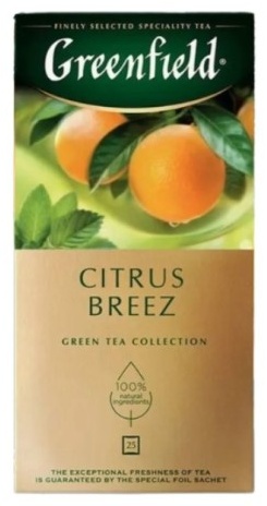Чай Greenfield citrus breez 25 пакетиков