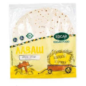 Edgar лаваш круглый без дрожжей 270-290 г 5 шт