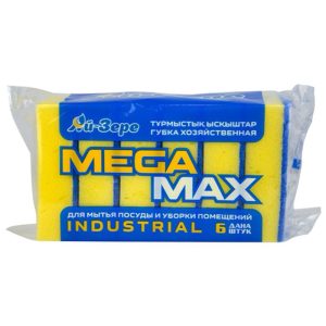 Губка для посуды Mega Max 6шт
