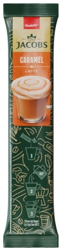 Кофе растворимый Jacobs Caramel 3 в 1 порошковый, 1 шт