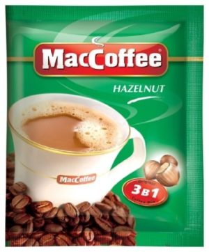 Кофе растворимый MacCoffee Лесной орех 3 в 1, 1 шт