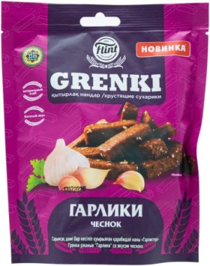 Сухарики Flint Grenki Гарлики чеснок 90 г