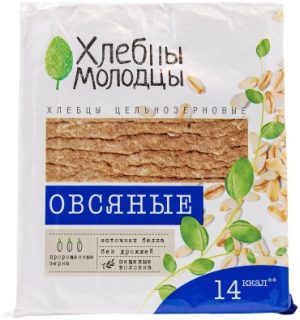 Хлебцы молодцы овсяные 110 гр
