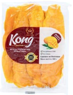 Манго Kong Premium сушеное 500г