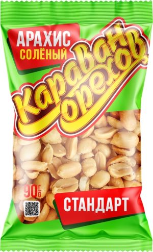 Караван арахис жареный соленый стандарт 90 г