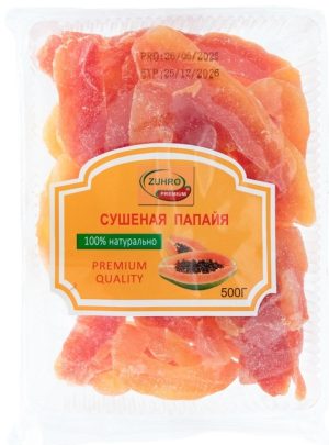 Папайя Zuhro Premium сушеная 500 г