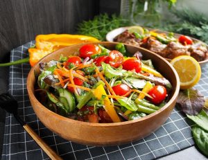Basilic Овощной салат с маслом 150 гр