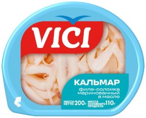 Vici кальмар свежемороженный 200 г