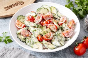 Basilic Овощной салат с майонезом 150 гр