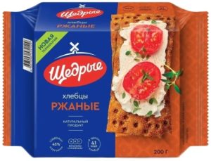 Щедрые Хлебцы ржаные 200 г