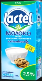 Молоко Лактель 2,5%