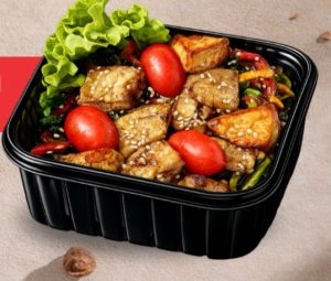 Dayin Food Салат Жареные баклажаны с брынзой
