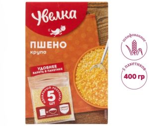 Увелка пшенная крупа 400 г 5 пакетиков