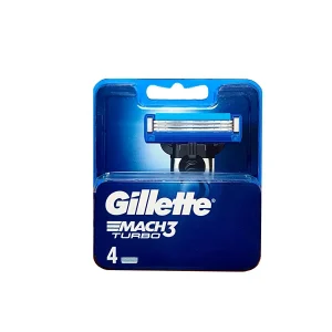 Gillette Mach 3 Turbo сменные кассеты 4шт