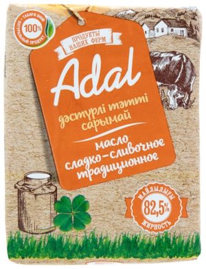 GO Adal масло Продукты наших ферм сладко-сливочное 82.5% 180г