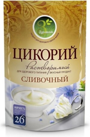 Цикорий Здравник Сливочный растворимый 26% 85 г