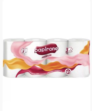 Туалетная бумага Papirone 8 шт