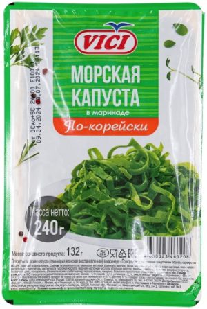 GO Vici морская капуста в маринаде по-корейски 240 г