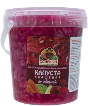 GO Капуста Соленыч квашеная со свеклой 850 г