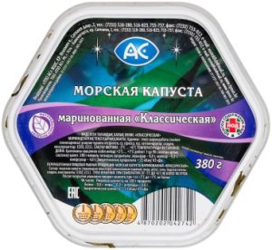AC маринованная морская капуста Классическая 380 г