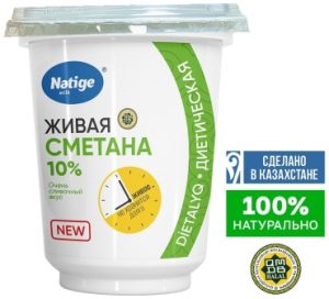 GO Сметана Nәtige 10% 360 г