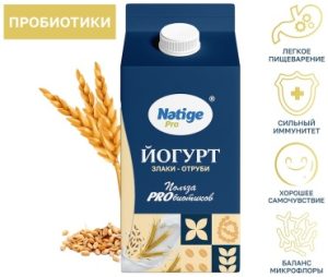Йогурт Nәtige Pro злаки 1.5% 300 мл