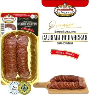 GO Первомайские Деликатесы Салями Испанская колбаса
