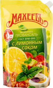 Майонез Махеевъ с Лимонным соком 190г
